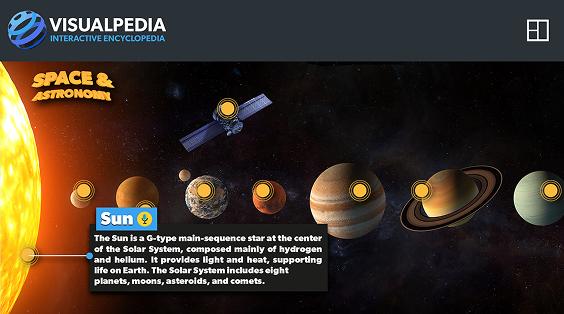 Space and astronomy story card