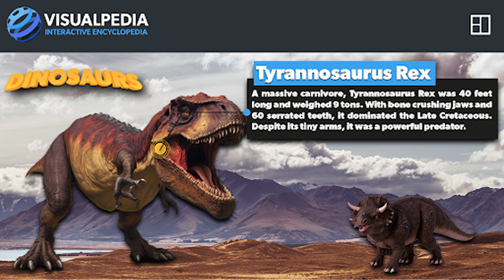 Dinosaurs story card